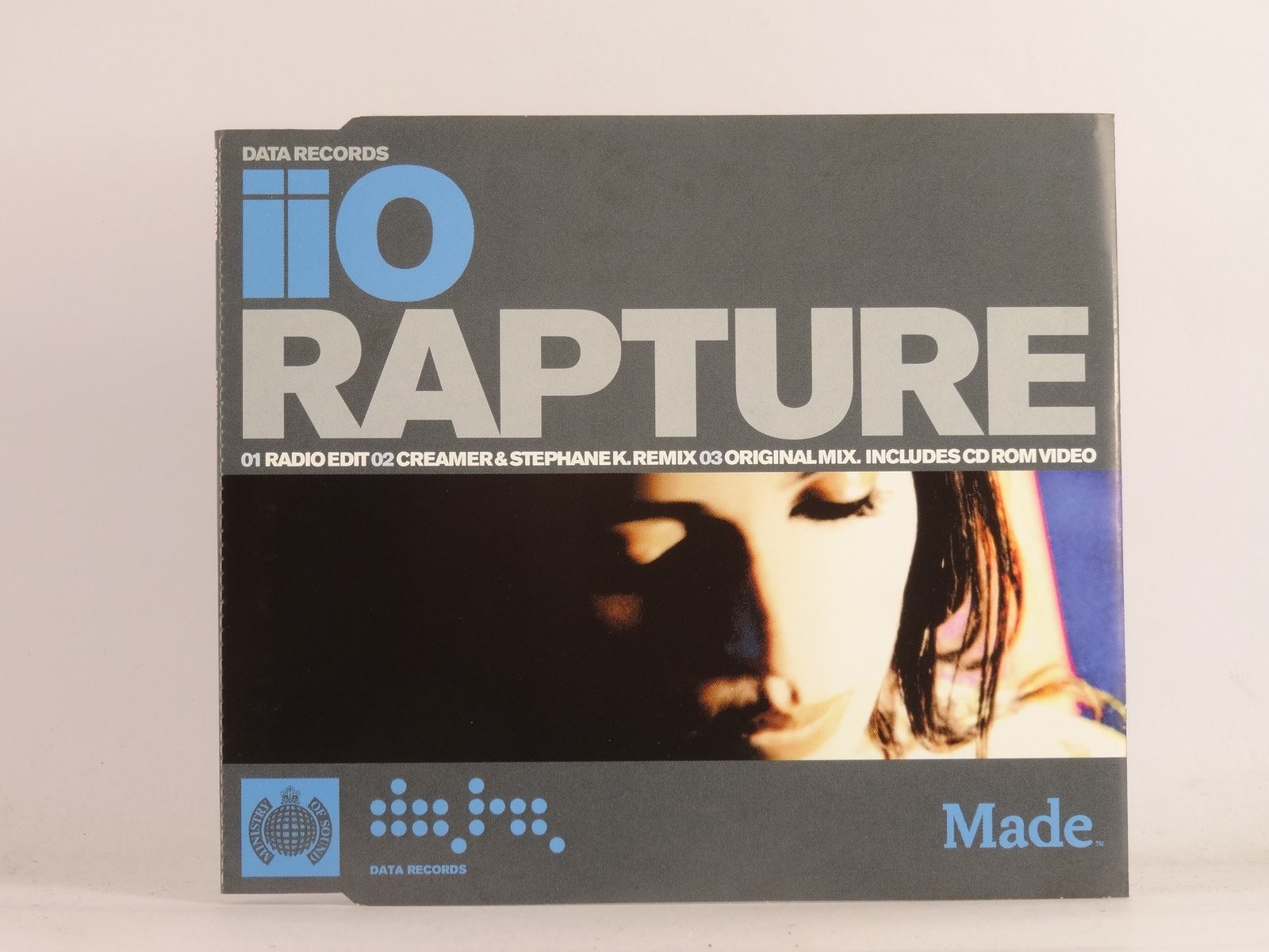 IIO RAPTURE (B29) 3 Track CD Single including Picture Sleeve MINISTRY OF SOUND