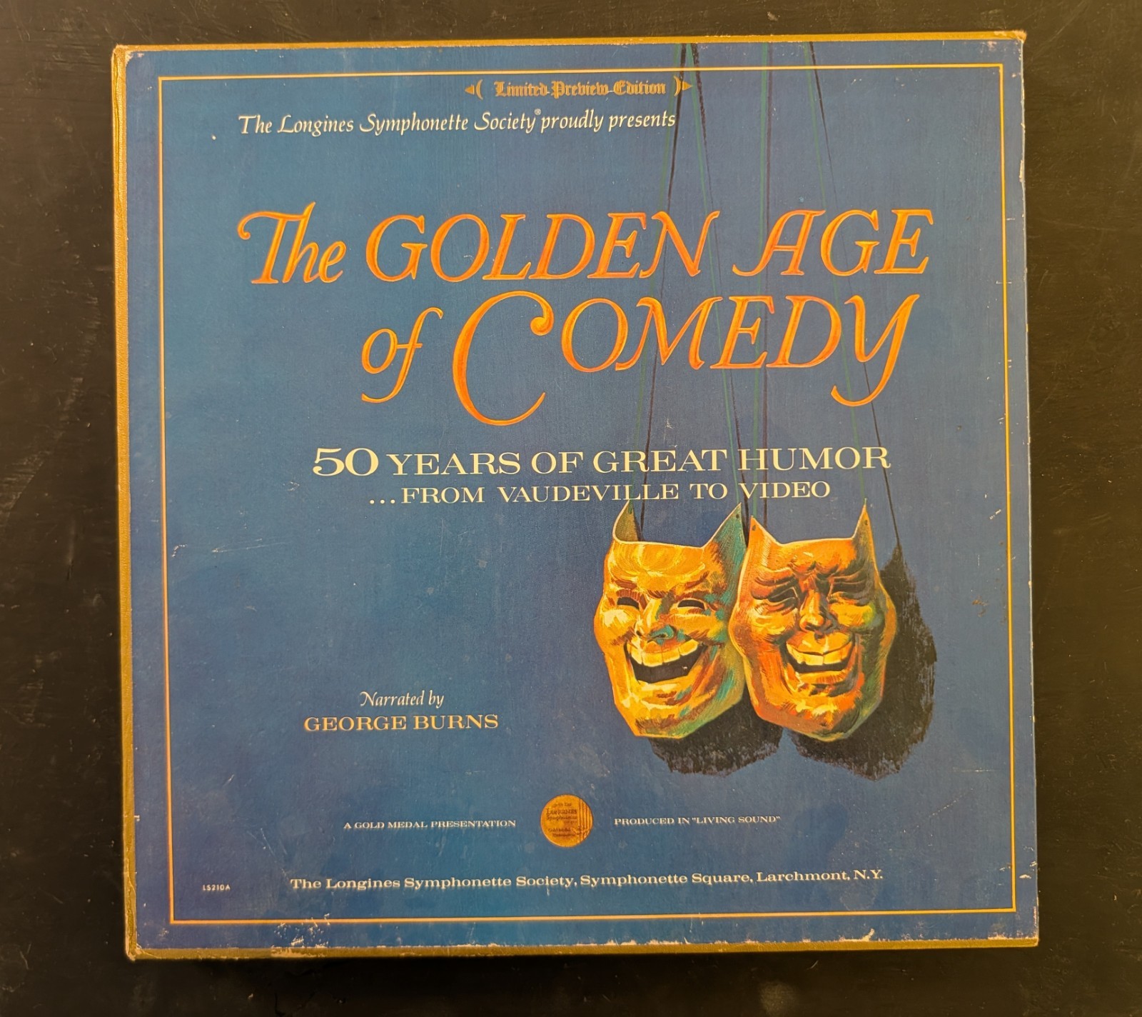 The Golden Age Of Comedy 5 Vinyl Record Collector's Boxed Set 1971