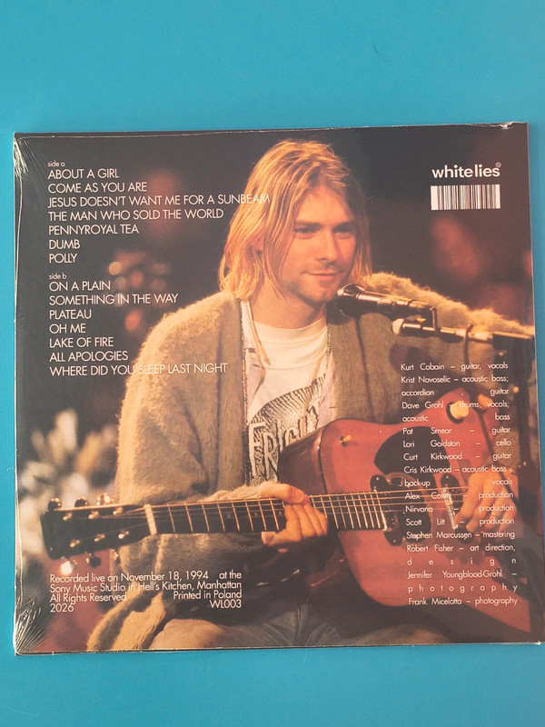 Vinile Nirvana MTV unplugged New York