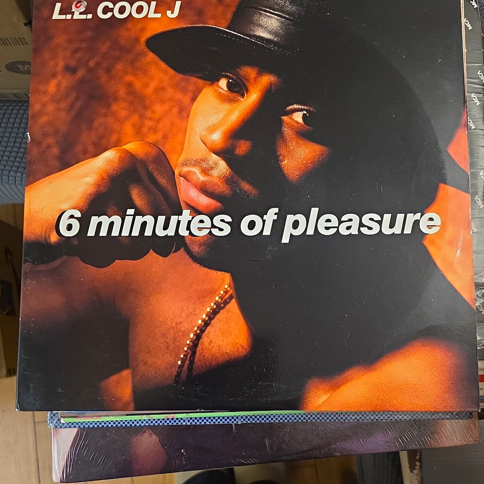 L.L. Cool J 6 Minutes of Pleasure Def Jam Vinyl Record Single Rap Sleeve
