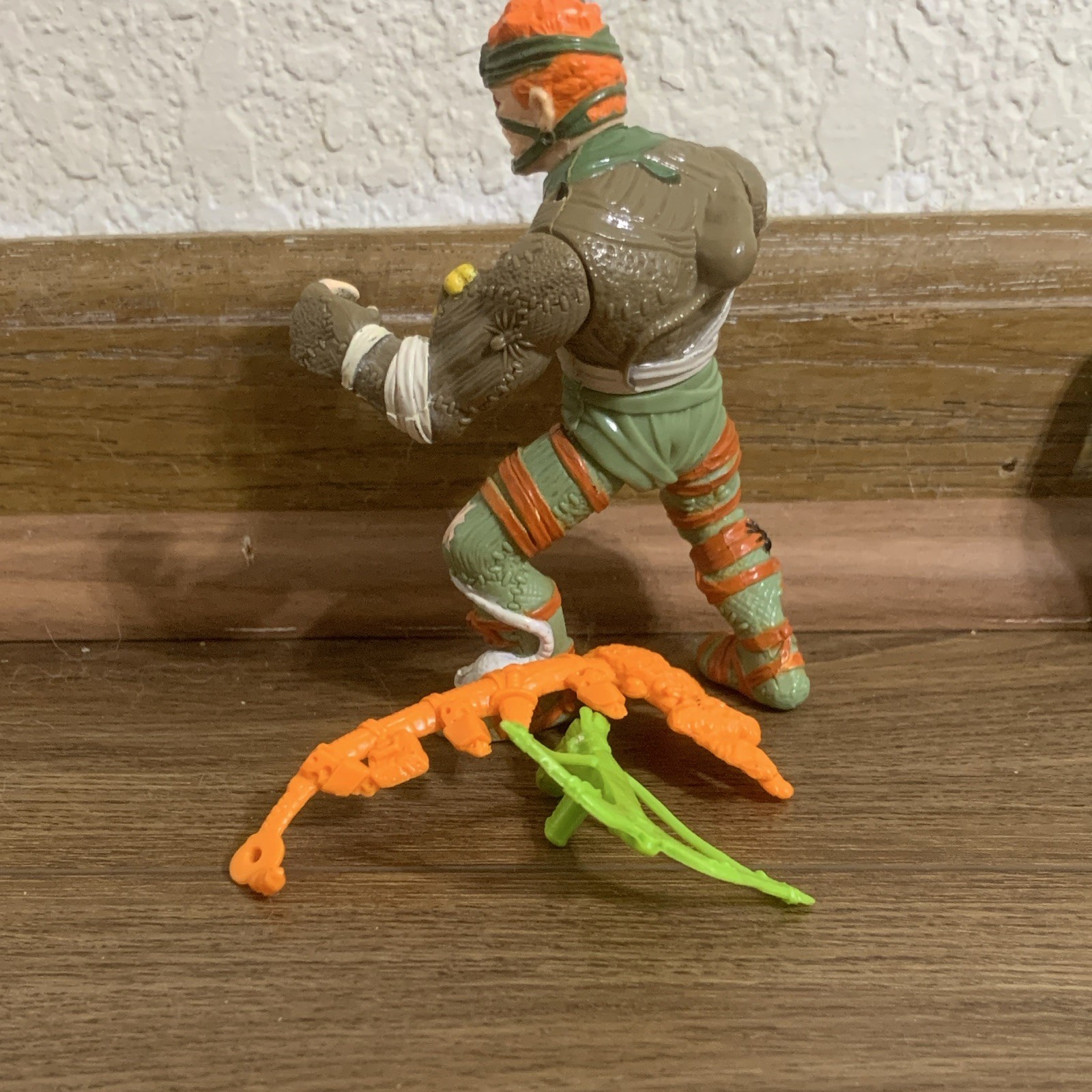 Figurina vintage 1989 TMNT Rat King Playmates con accessori originali TMNT