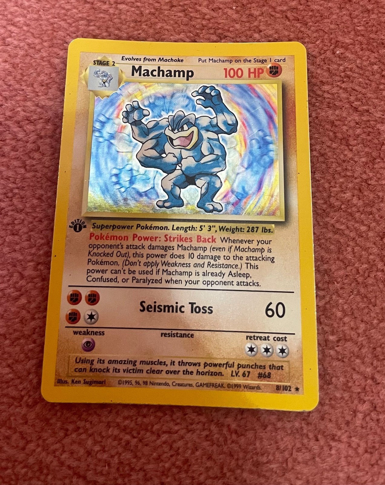 Machamp 8/102 Deck Exclusives Holo