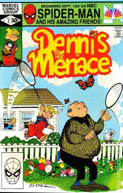 Dennis la minaccia #2 VG 1981 immagine stock basso grado