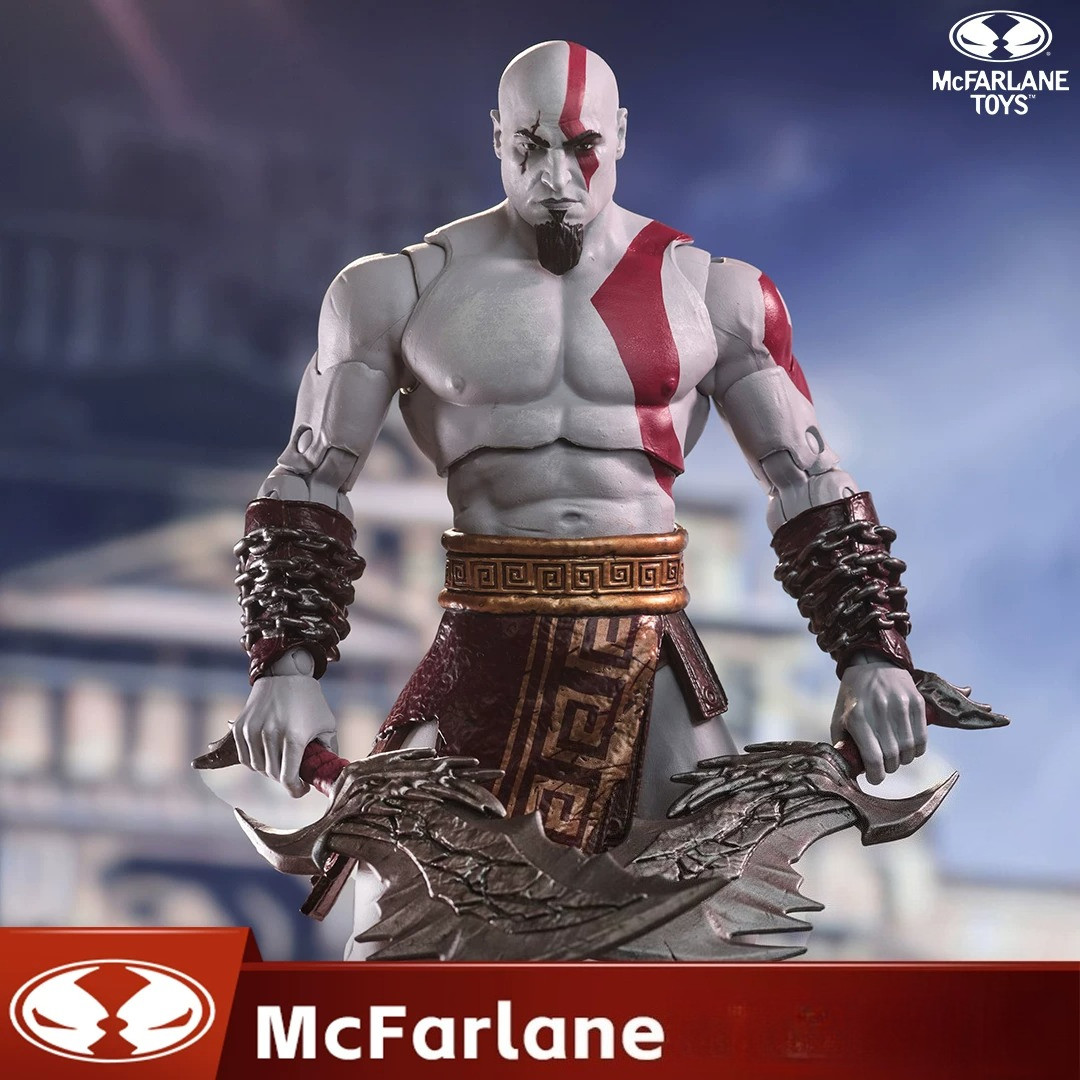 Modellino articolato McFarlane Toys God of War epoca greca Kratos scala 1/10