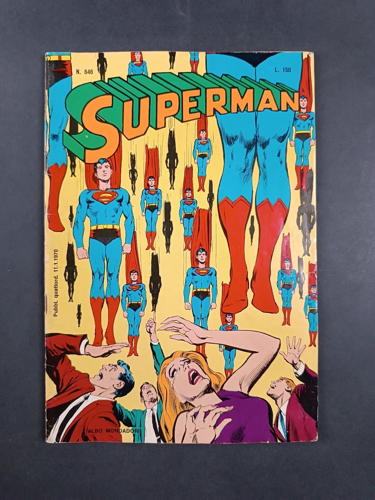 Fumetto Superman n.646 Il KO Kryptonico Mondadori 1970