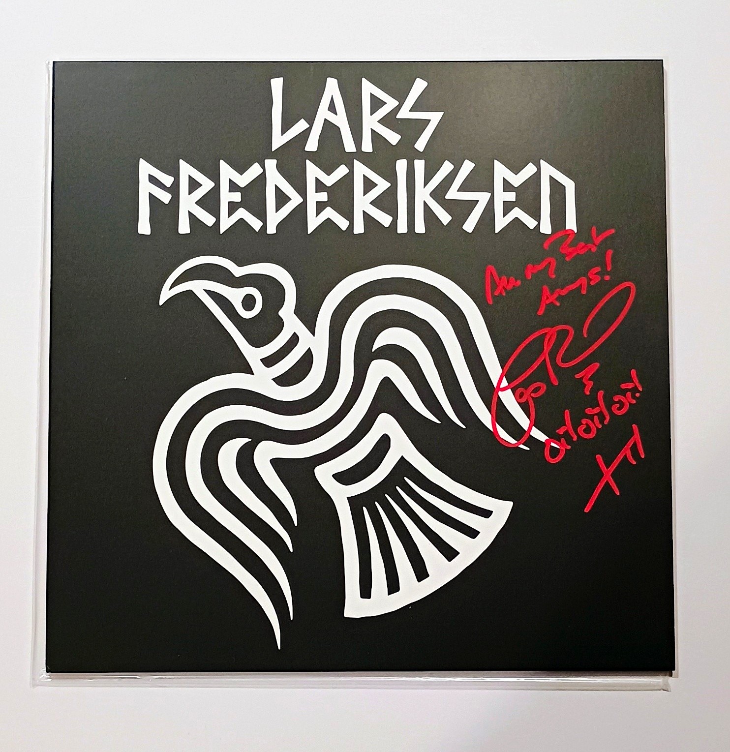 Lars Frederiksen - To Victory 12"  Gray Colored Vinyl LP Autographed Unplayed 