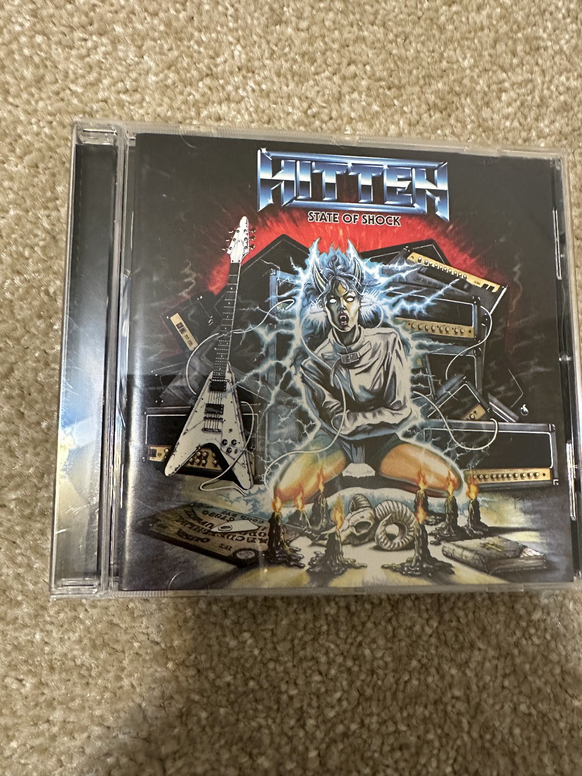 HITTEN STATE OF SHOCK CD, 2019 DYING VICTIMS RECORDS, CD AND INSERTS EXCELLENT