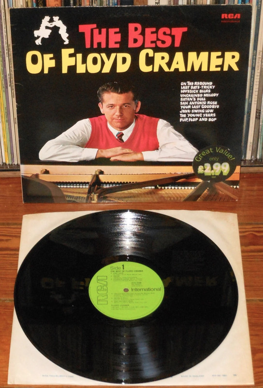 The Best of Floyd Cramer 1964 LP UK 1971 RCA Reissue Jazz Rock'n'Roll Swing