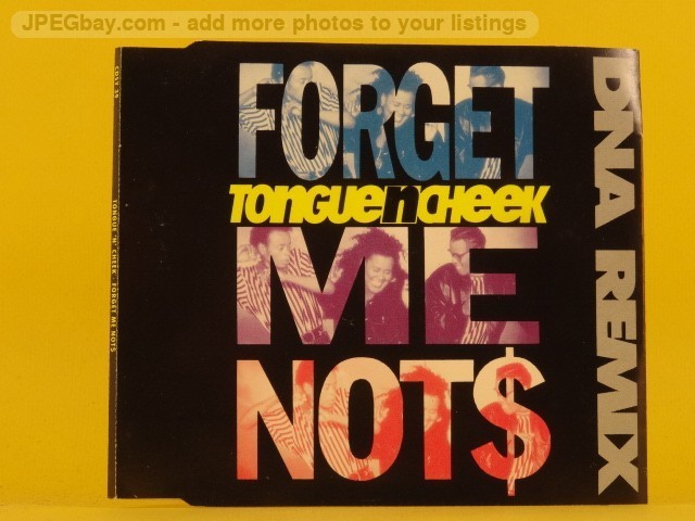 TONGUE N CHEEK FORGET ME NOTS (L83) 4 Track CD Single including Picture Sleeve E