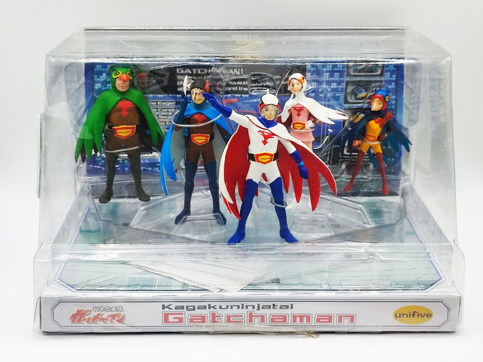 2001 Unifive Japanese Set - KAGAKUNINJATAI Gatchaman Science Ninja Team - MISB