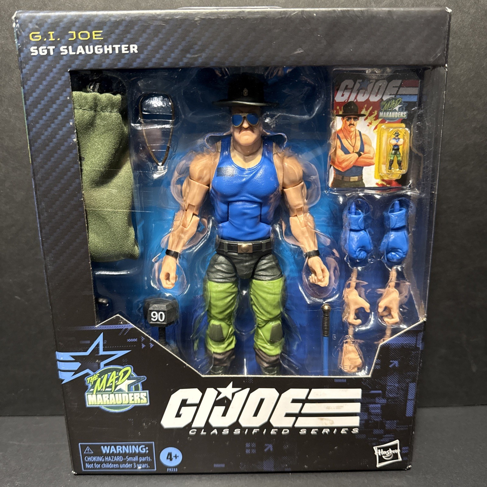 G.I. Modellino Joe Classified Series Sgt Slaughter Mad Marauders 6" #129