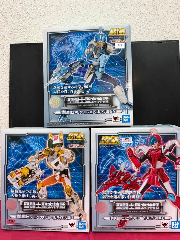 Pack caballeros de metal Saint Seiya