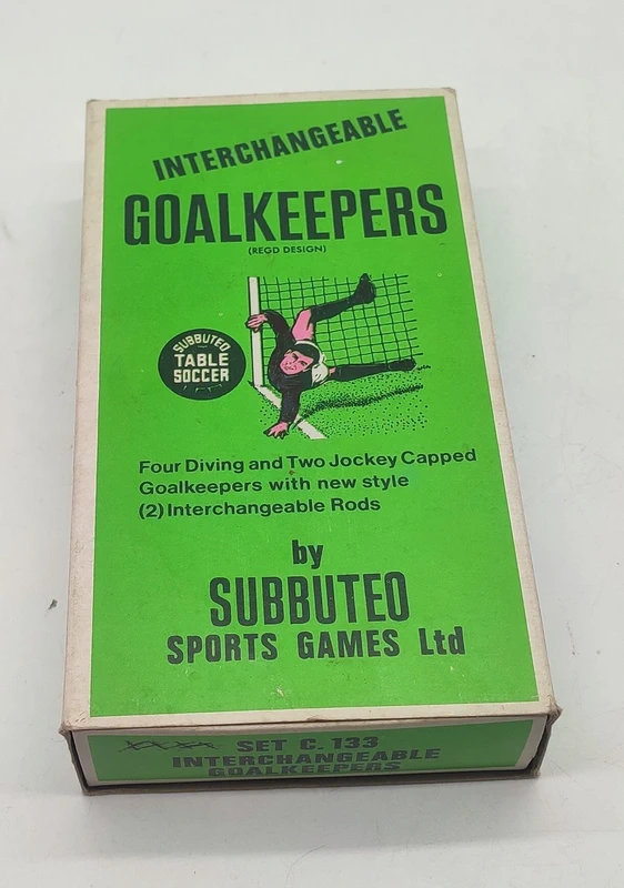 Subbuteo C133 Set di 6 Portieri Intercambiabili Portieri HW Pesanti ??
