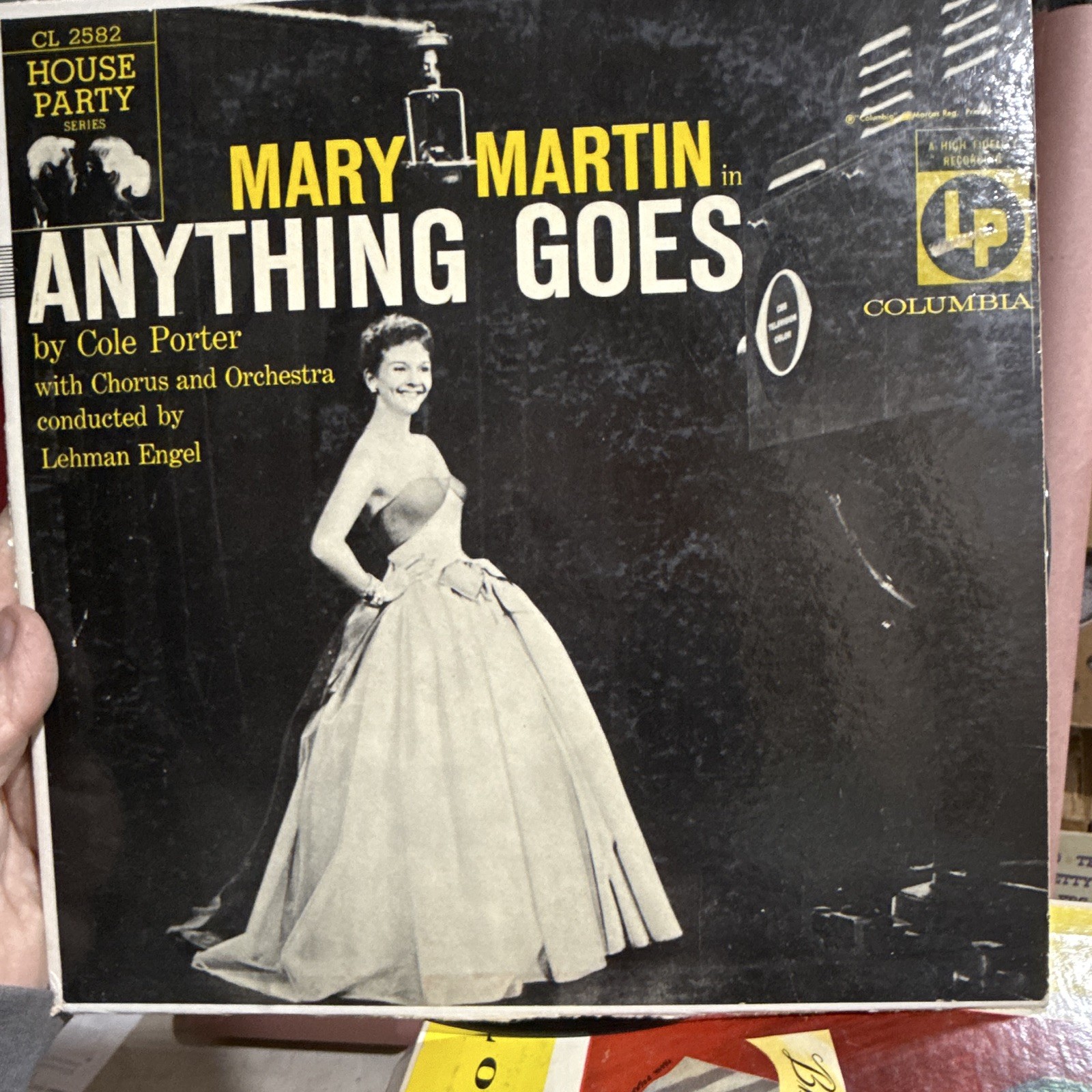 Mary Martin Anything Goes Cole Porter LP Vinyl Columbia CL 2582 Musical