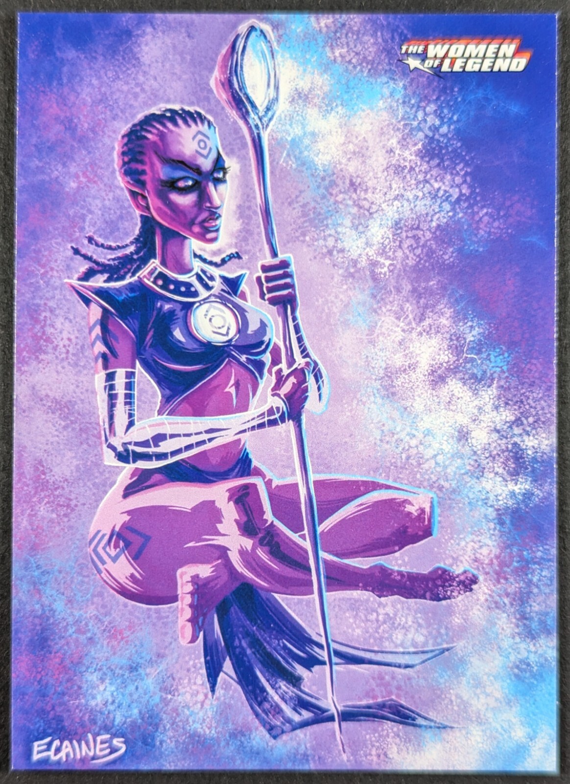 Carta Indigo 2013 Cryptozoic DC Women of Legend #12 (NM)