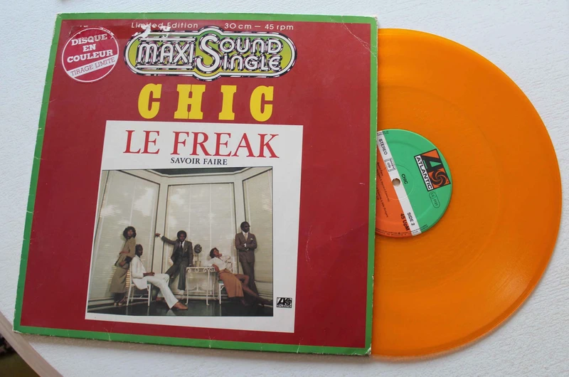 Chic , le freak , Maxi 45 Tours couleur