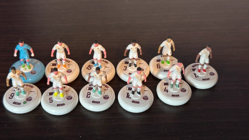 Équipe subbuteo Qatar neuf