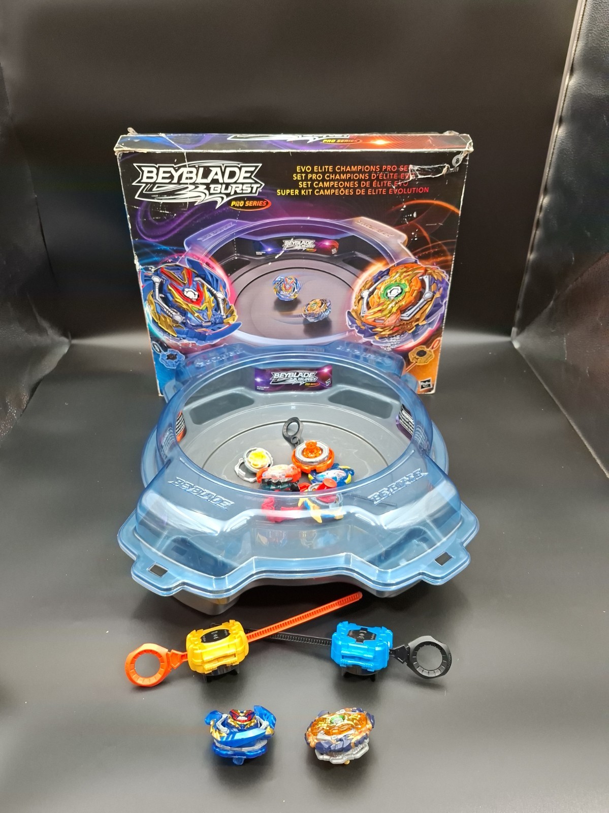 Beyblade Burst Pro Series EVO Elite Champions Pro Set Stadium Please Read