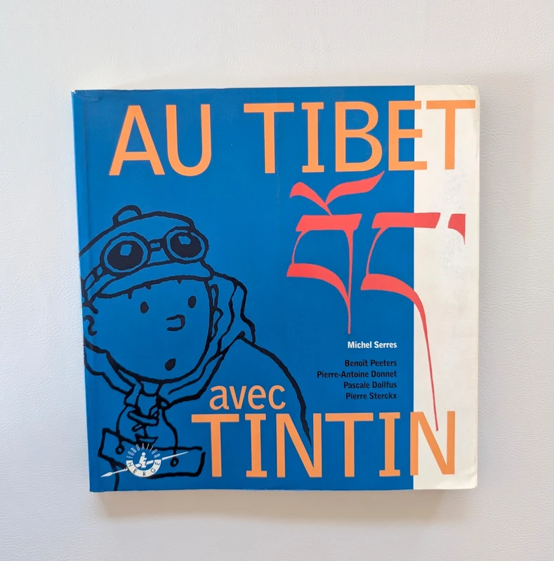 Livre Au Tibet avec Tintin