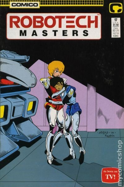 Robotech Masters #17 FN+ 6.5 1987 Immagine Stock