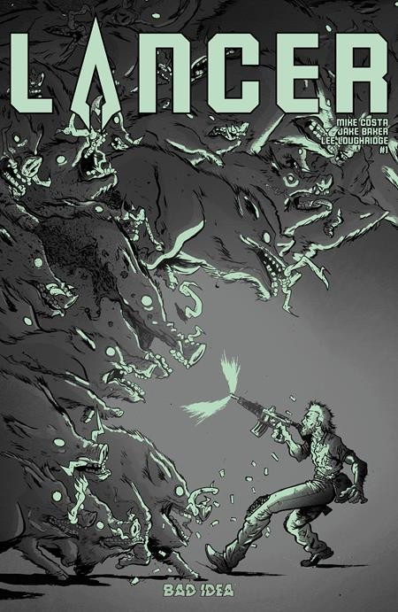 Lancer #1 Cover I Jake Baker Glow in the Dark Variant on Bad Idea (Out 2/12)