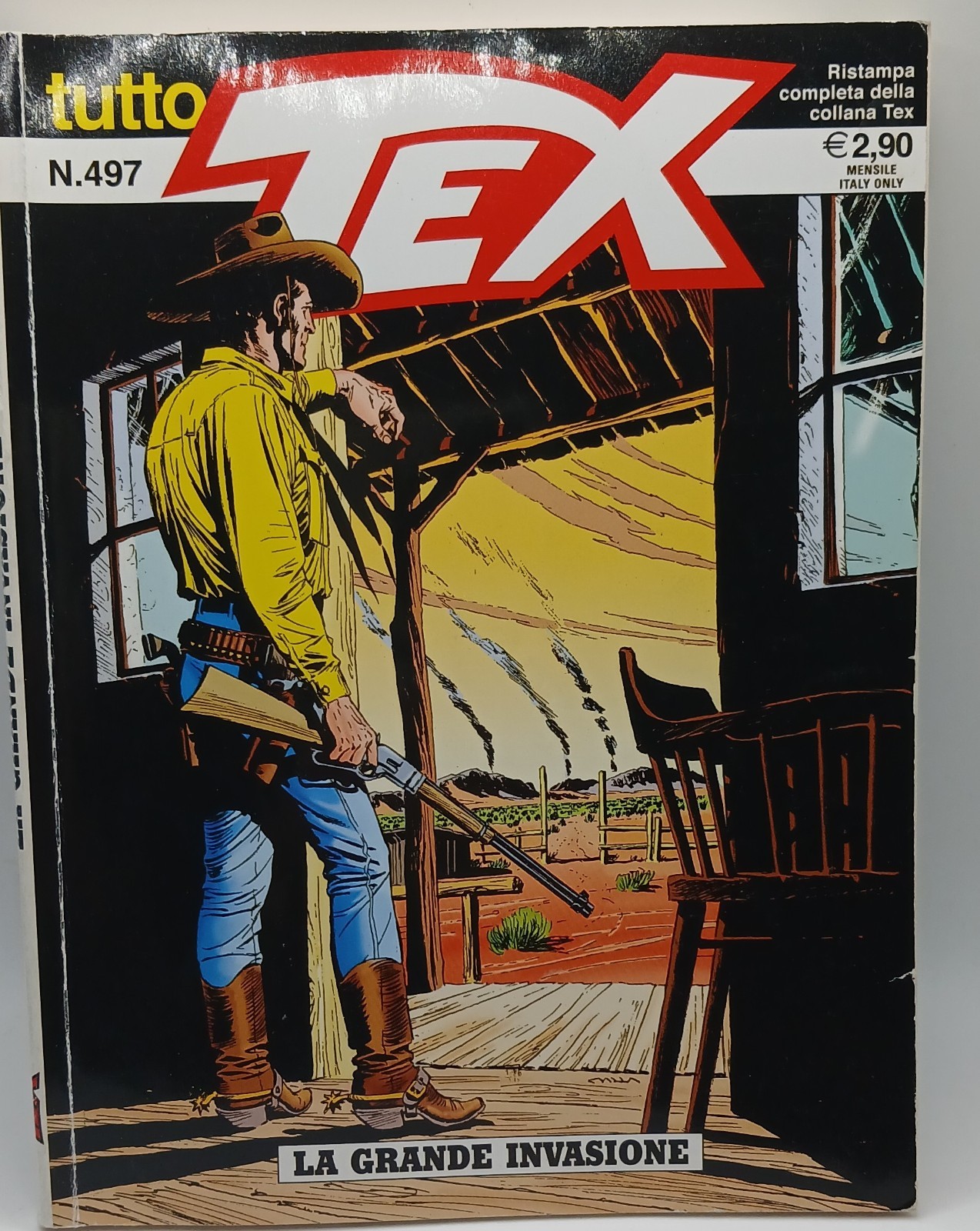 Fumetto Tex N° 497 La grande invasione. Tutto Tex 2012