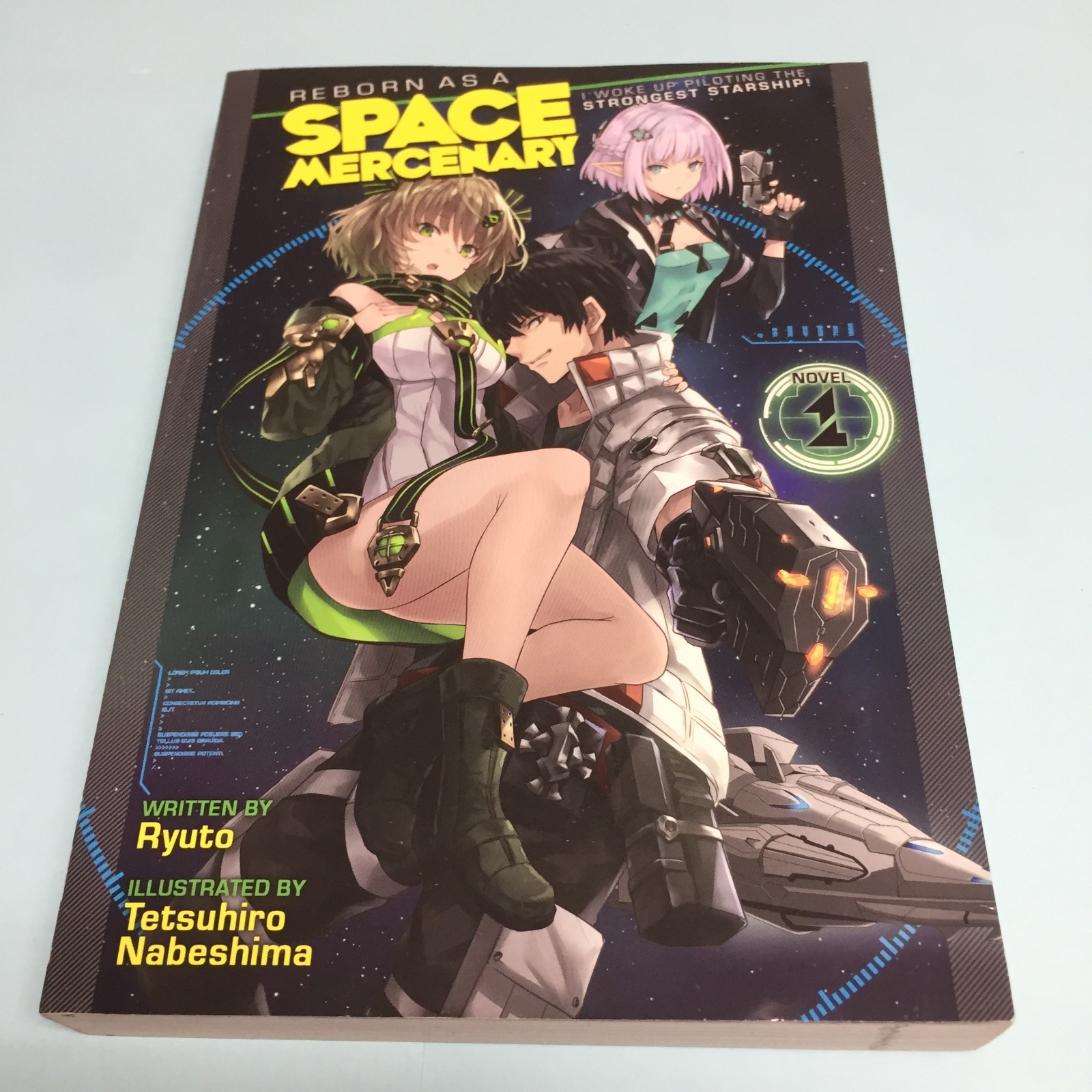 Reborn As A Space Mercenary Volume 1 Light Novel 1 Libro Inglese