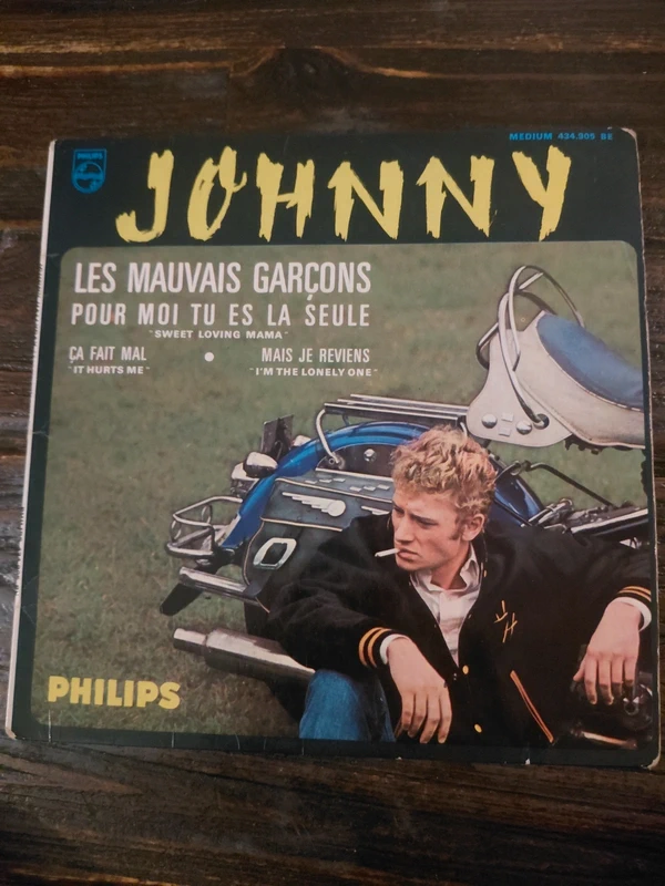 johnny hallyday les mauvais garçons ep vinyl 45 tours philips 434905 rock français