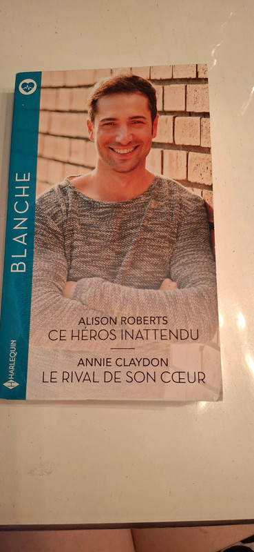 livre roman harlequin blanche ce héros inattendu, le rival de son coeur