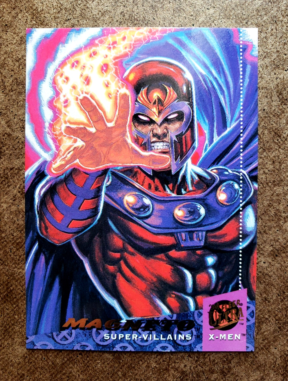 VTG 1994 Feer ULTRA X-MEN SUPER VILLAINS MAGNETO Non-Sport Card MARVEL COMICS 55