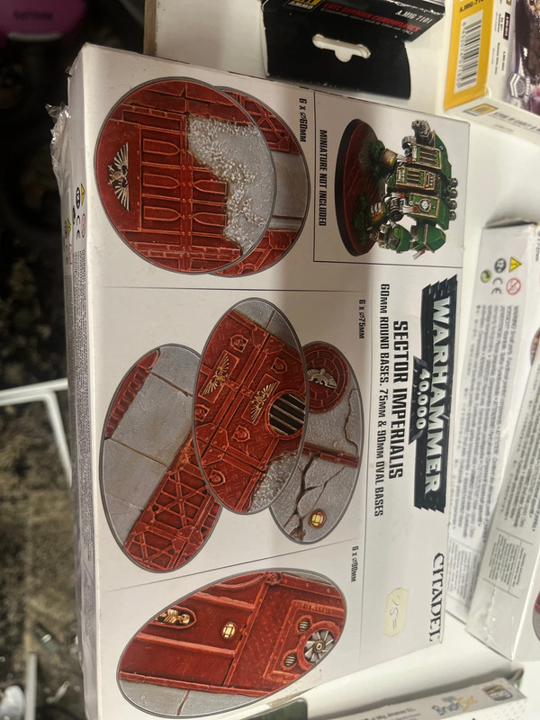 Warhammer 40k sector imperialis base platen