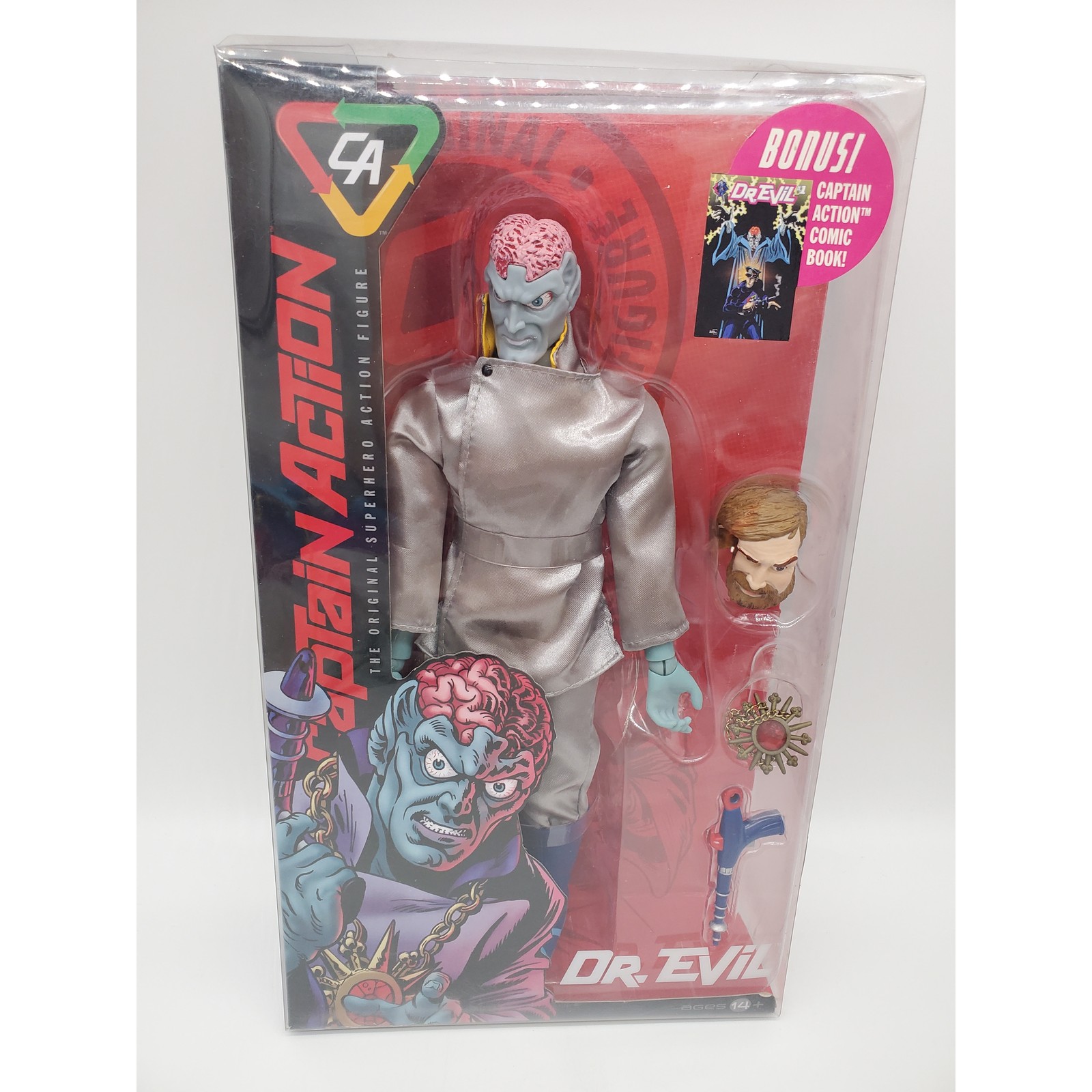 Marvel Captain Azione Dr. Figurina malvagia con fumetto 2012