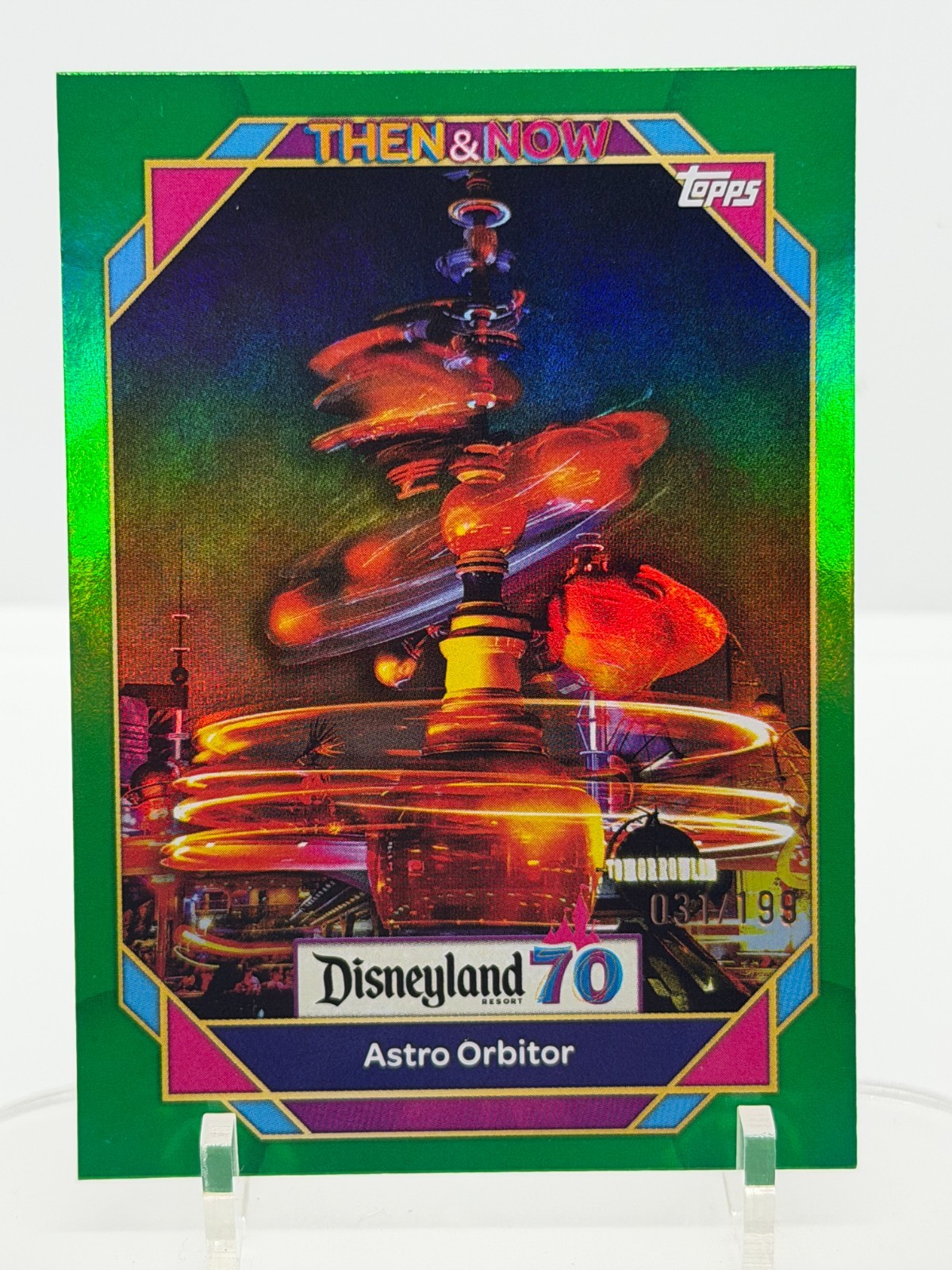 2025 Topps Disneyland 70th Anniversary Then & Now #60 – Astro Orbitor 031/199