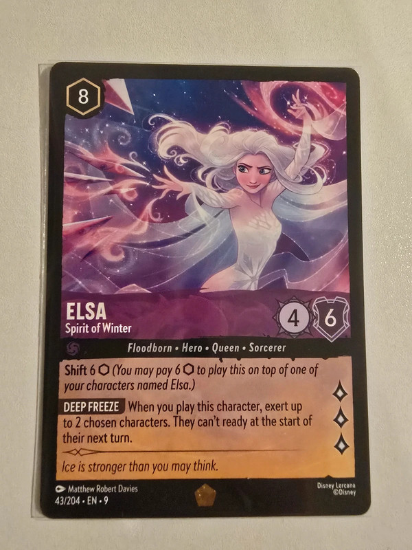 Lorcana Fabled Leggende Elsa Spirit of Winter