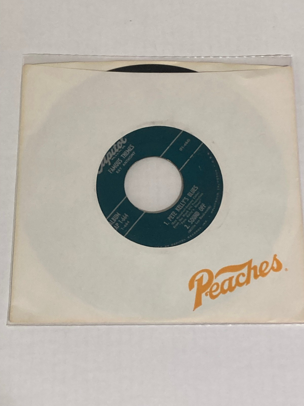 Ray Anthony – Famous Themes 1955 Gunsmoke/Dragnet EAP1664 Capitol 45rpm
