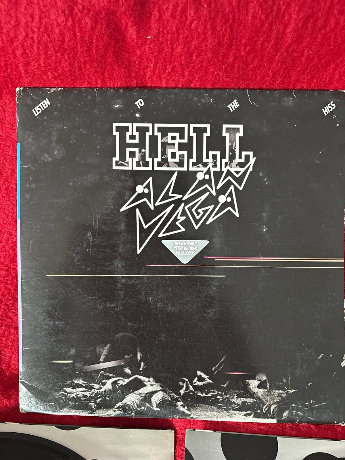 DJ Hell & Alan Vega - Listen to the Hiss 12" Vinyl 2LP (2004) Villalobos 