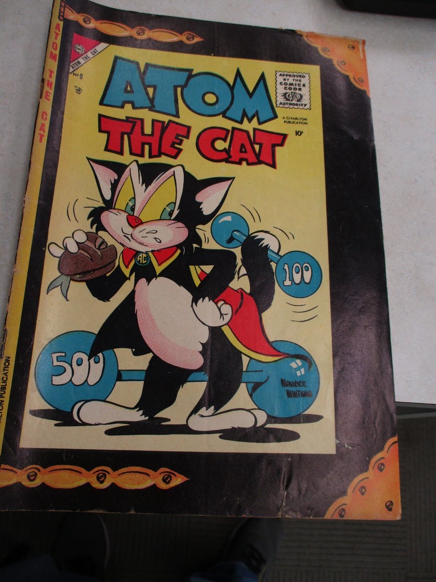 Atom Il Gatto #9 CGC 6.5 1° Edizione Numerazione Cont. Da Tom Cat #8 1957 $79