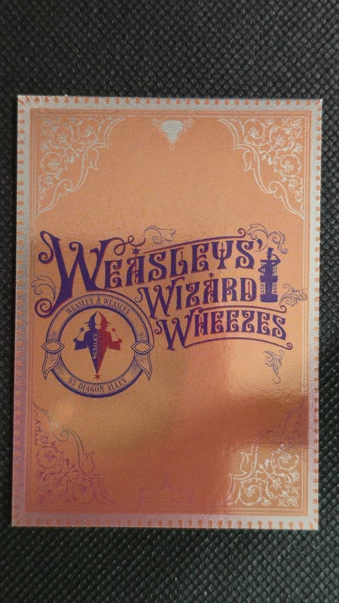 Panini Harry Potter Always Foil #15 Weasleys Wizard Wheezes Greetings NM