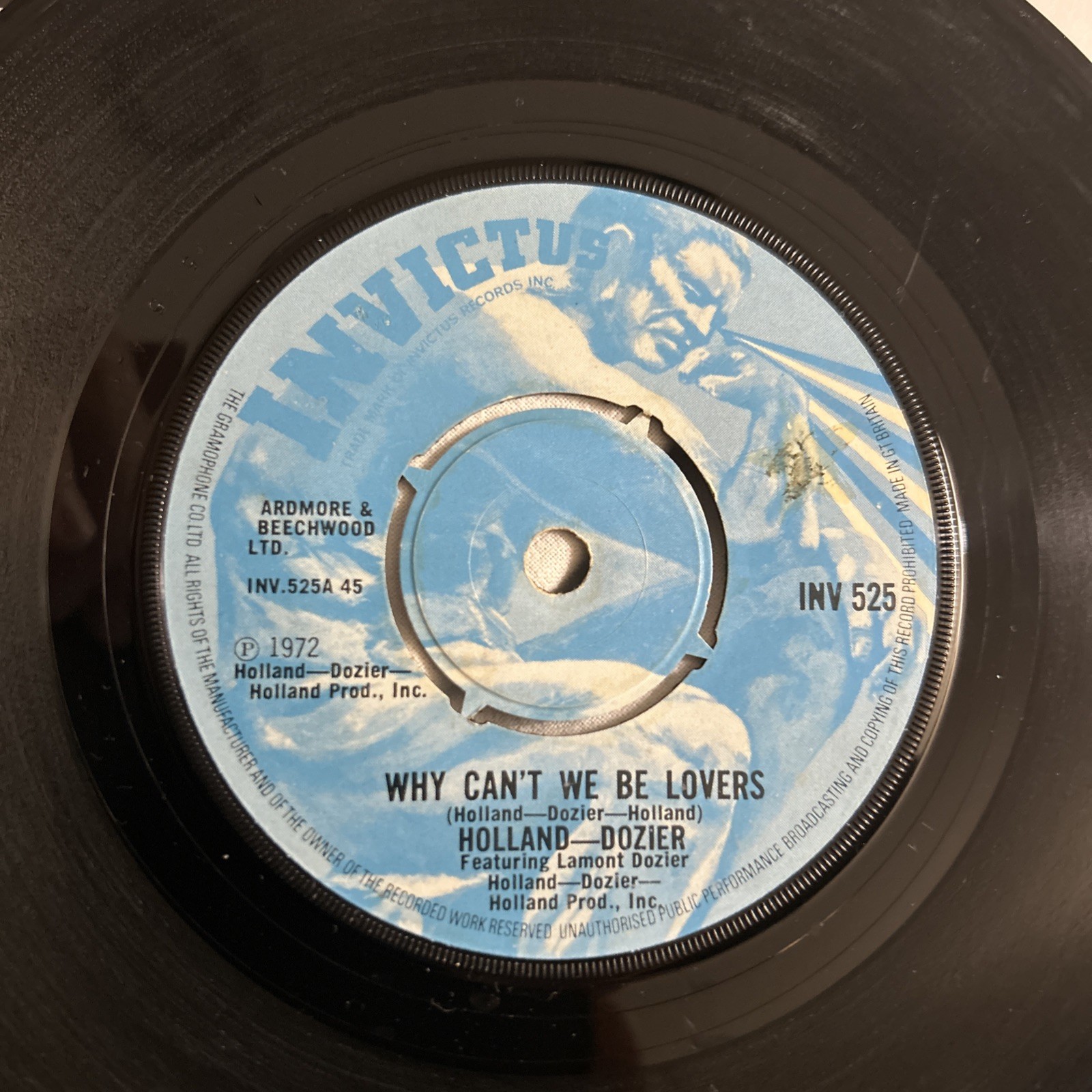 Holland & Dozier Featuring Lamont Dozier - Why Can't We Be Lovers VG Vinyl 7” UK