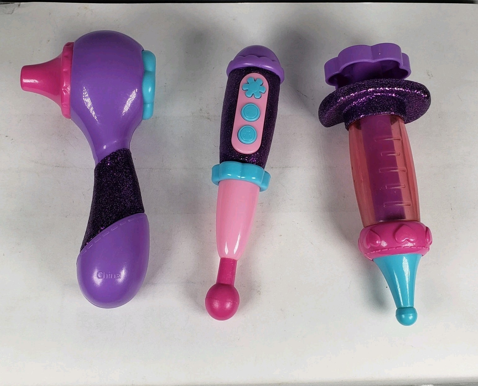 3 Pc Doc McStuffins Disney Replacement Toy Otoscope, Syringe, and Thermometer