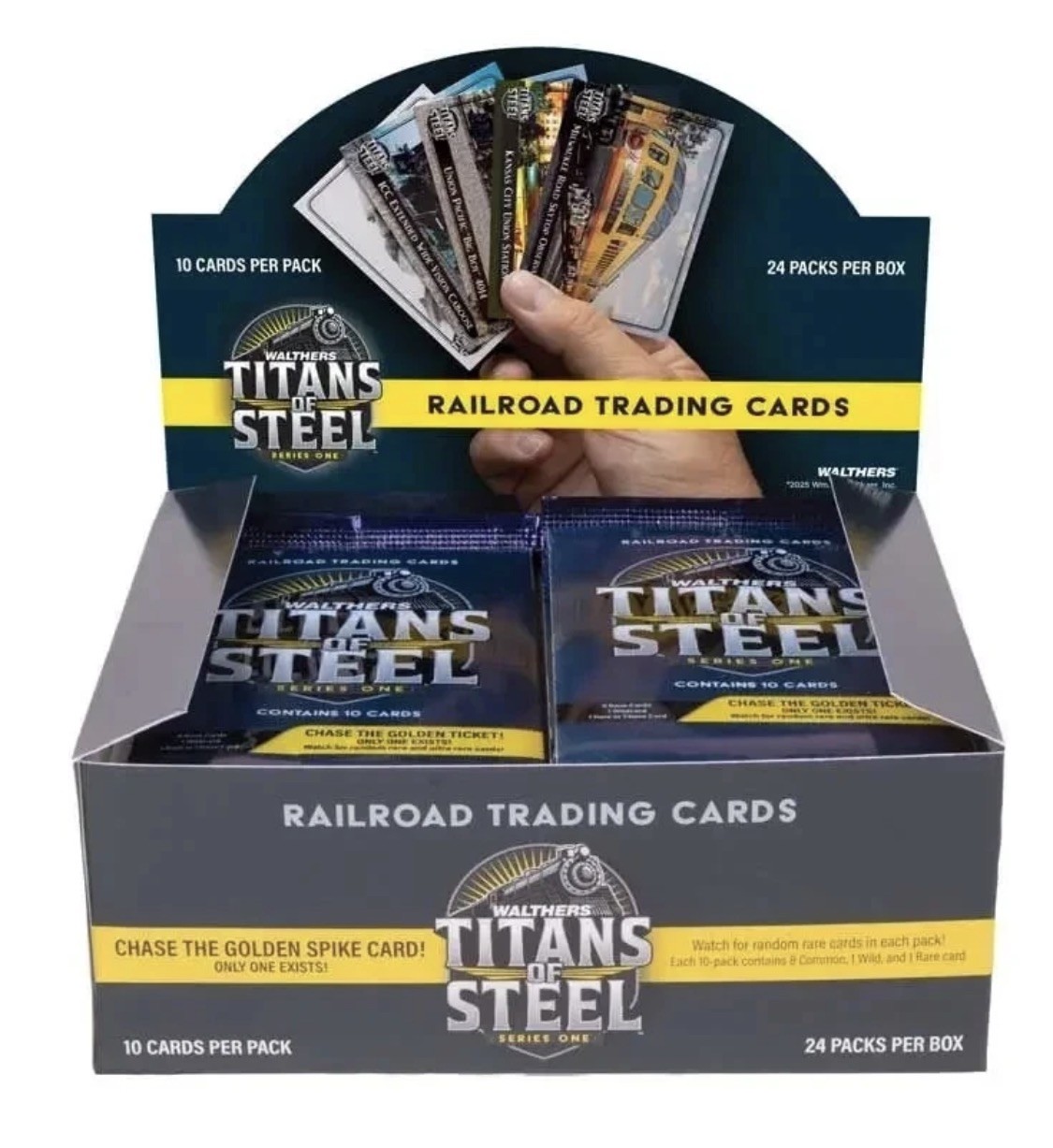 Walthers 900-1000 - Titans of Steel include 24 confezioni di carte collezionabili serie uno
