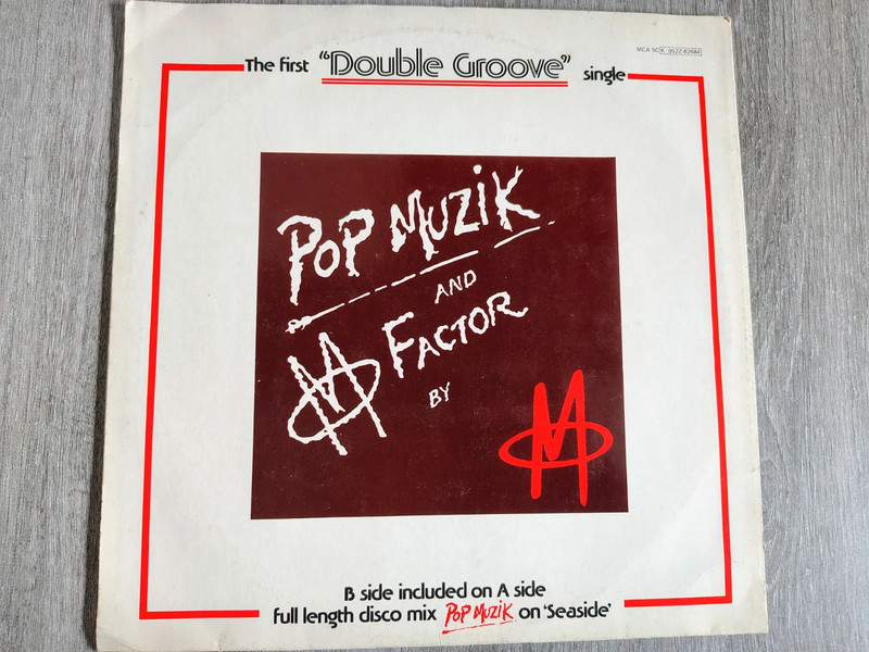 Vinyle single Maxi 45 T M factor pop musik