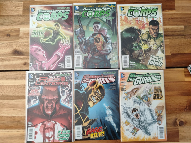 Lot de 6 comics séries Green Lantern - DC Comics - 2013 VO