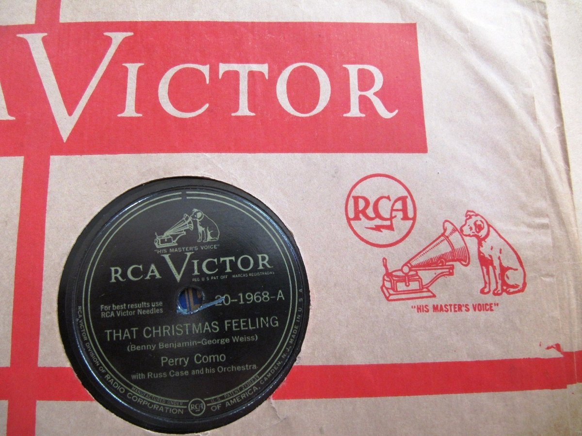 1946 That CHRISTMAS Feeling WINTER WONDERLAND Perry Como Russ Case Victo 20-1968