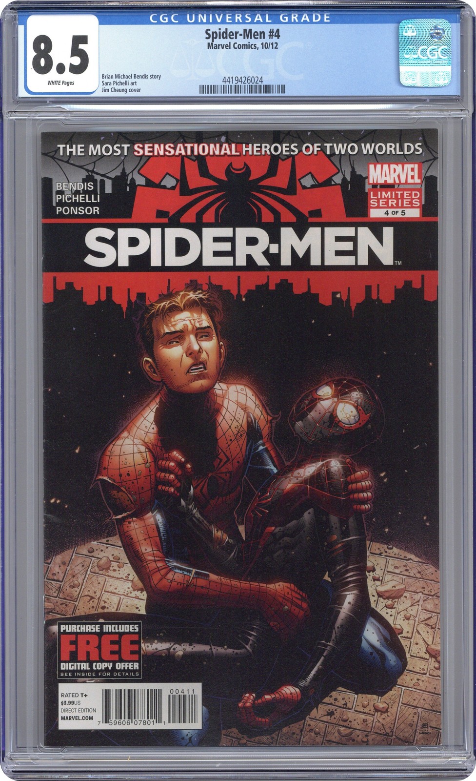 Spider-Men #4A Cheung CGC 8.5 2012 4419426024