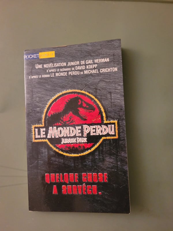Livre Jurassic Park - Le monde Perdu - 1997