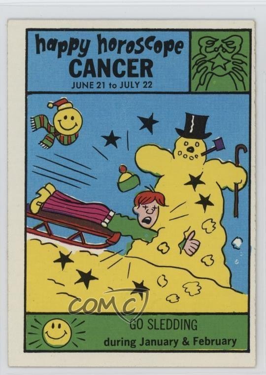 1972 Philadelphia Happy Oroscopo Cancro #13 12p5