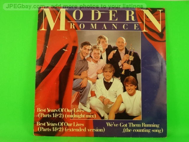 MODERN ROMANCE BEST YEARS OF OUR LIVES (512) 4 Track 12" Single plus Picture Sle