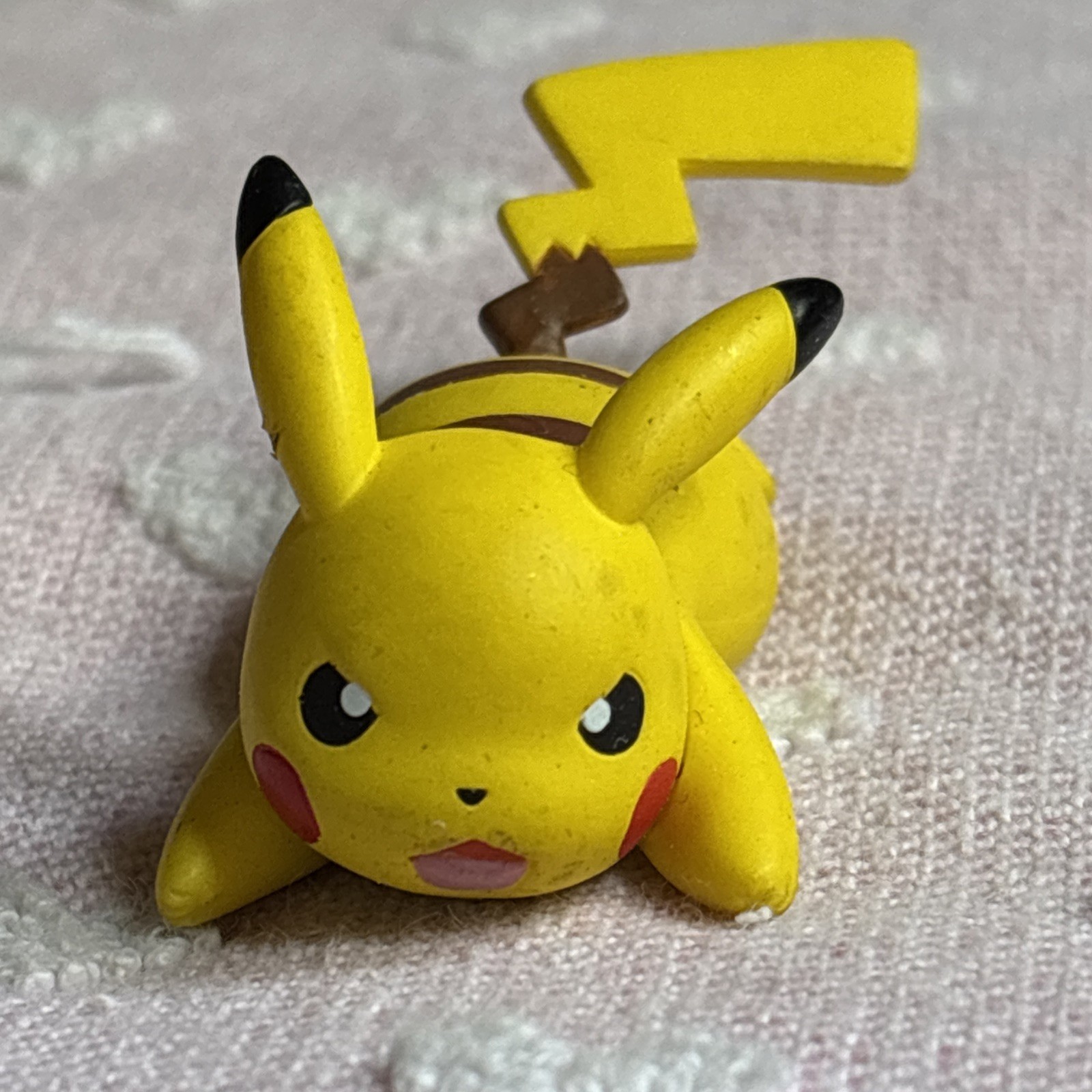 Modellino Mini Pokémon Tomy Pikachu Fennekin Fletchling 2016 bocca aperta raro