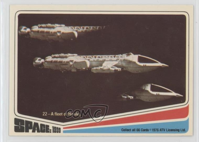 1976 Donruss Space: 1999 A Fleet of Hawks #22 2k3